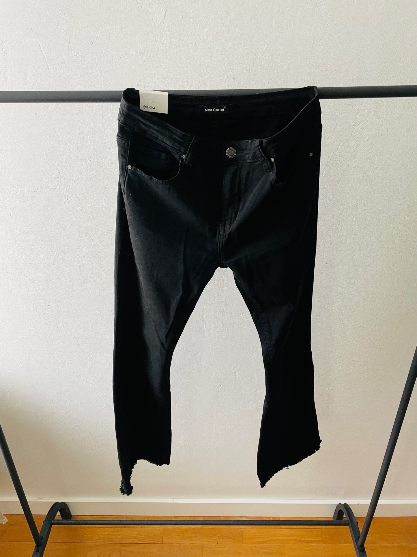 Pantalon bootcut noir